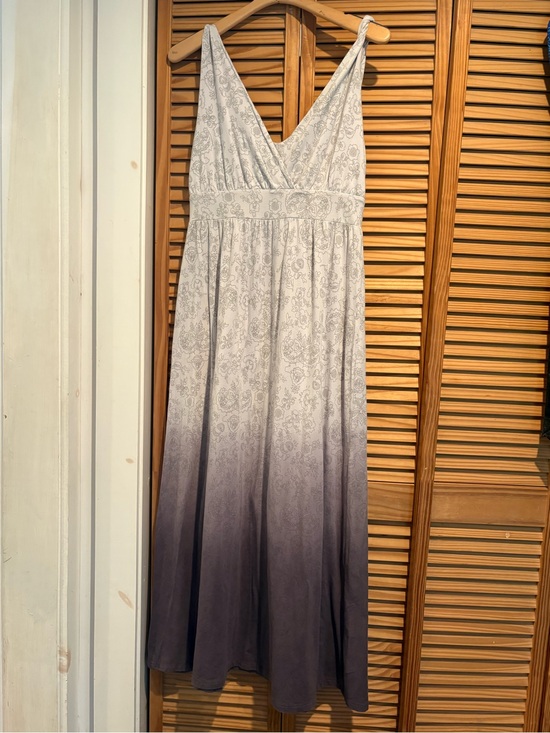 Garnet Hill Dresses & Skirts - Boho Floral Maxi Deess Garnet Hill Ombre Flowy Summer Coastal Cotton Beach